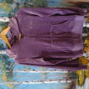 Y2K BCBGMaxAzria Velour Track Hoodie